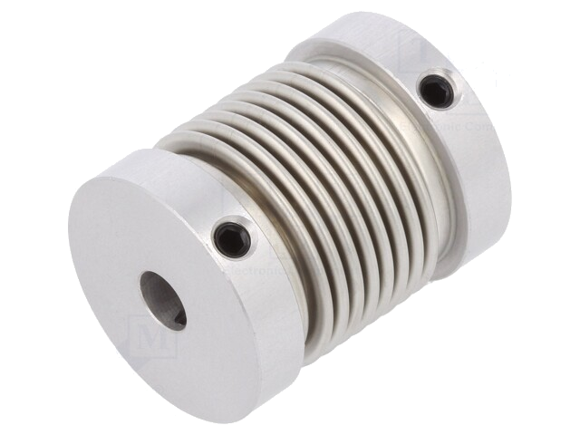 Koppeling; Ø1: 6mm; Ø2: 6mm; aluminium,roestvrij staal; -30÷120°C Koppeling; Ø1: 6mm; Ø2: 6mm; aluminium,roestvrij staal; -30÷120°C